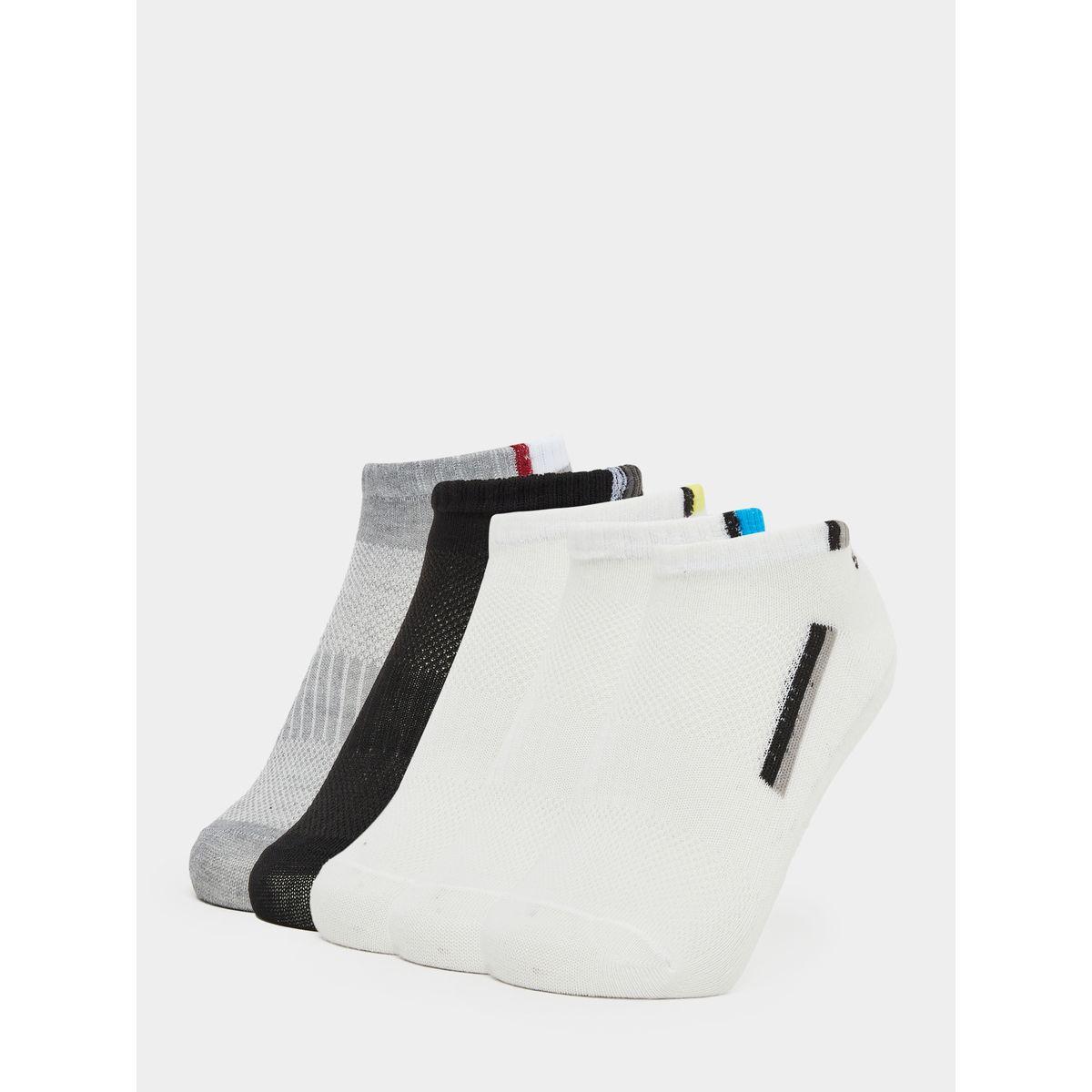 Styli Set of 5 - Ribbed Cuff Ankle Socks-men-socks-image-1