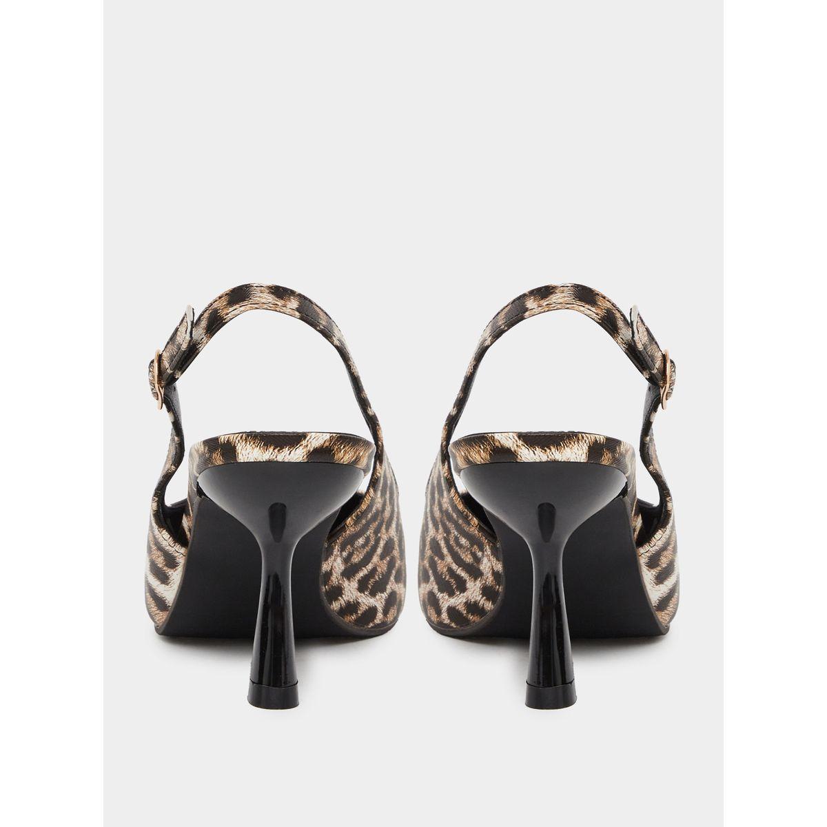 Styli Leopard Print Studded Kitten Heel Shoes-women-shoes-heels-image-4