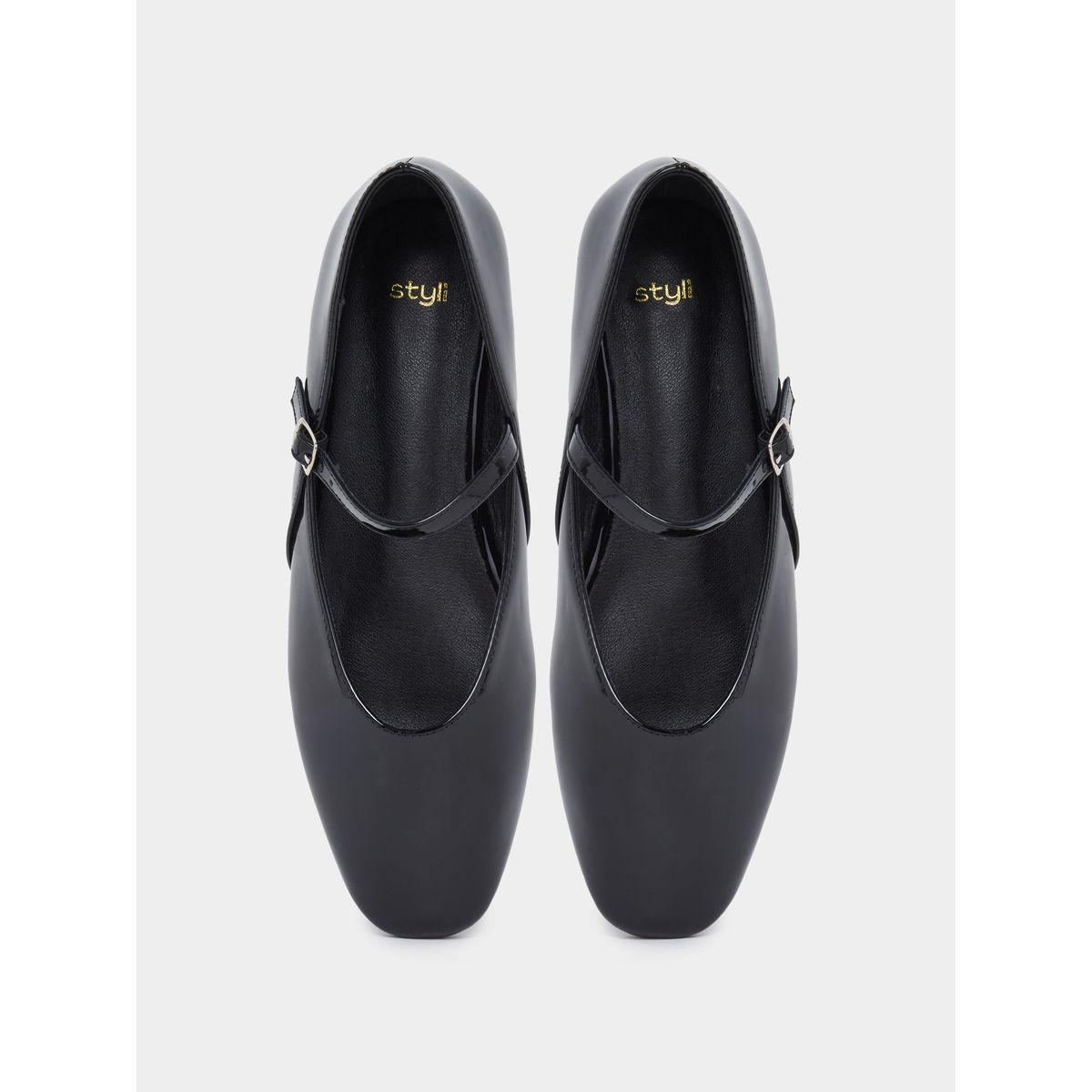 حذاء باليرينا فلات بتفاصيل إبزيم-women-shoes-ballerinas-image-5