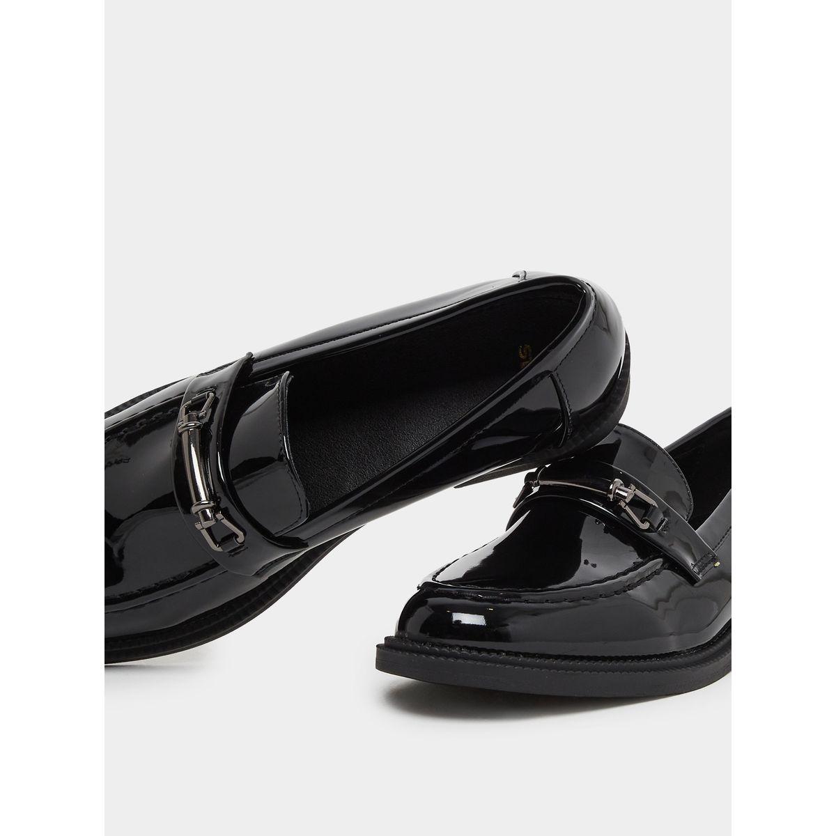 Styli Casual Leather Loafers-women-shoes-flats-loafers-image-3