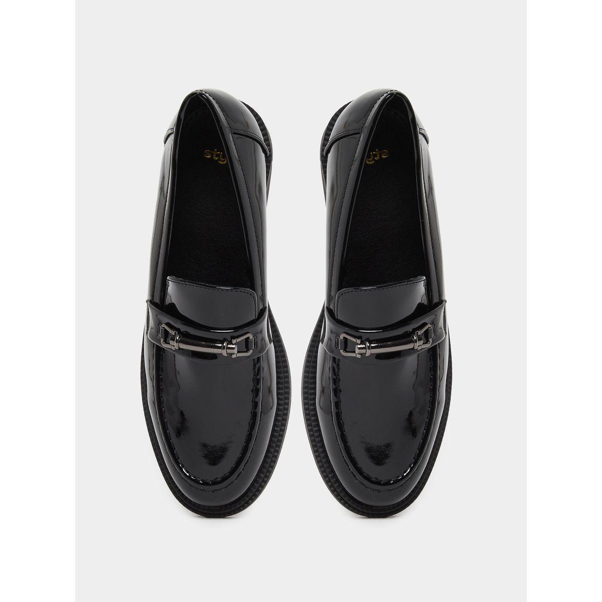 Styli Casual Leather Loafers-women-shoes-flats-loafers-image-5