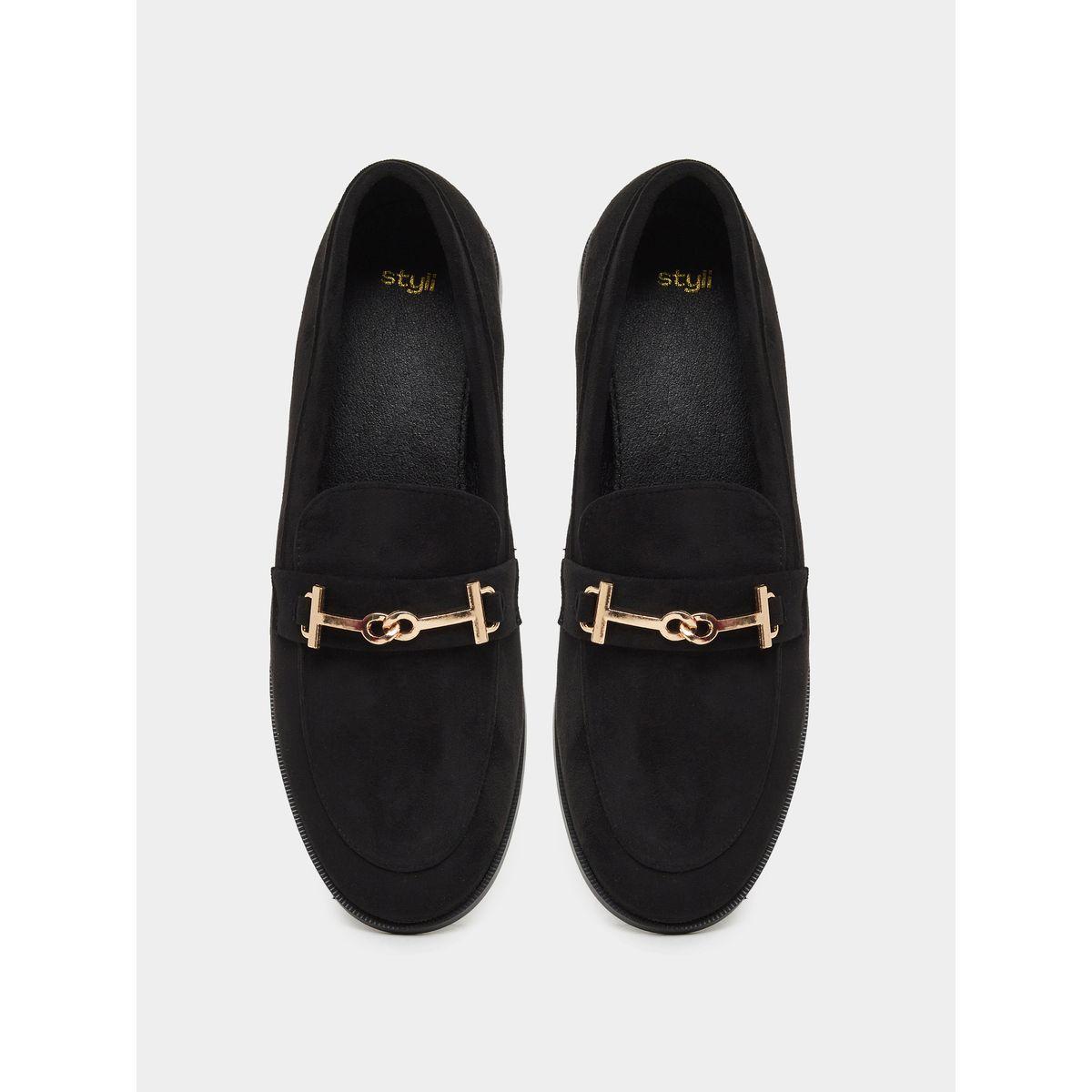 Styli Buckle Accent Round Toe Shoes-women-shoes-flats-loafers-image-5