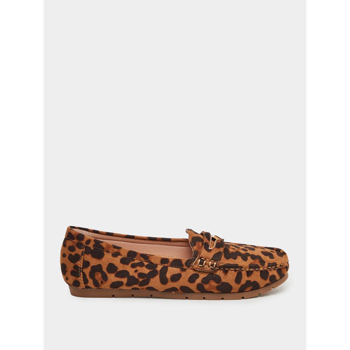 حذاء لوفر بطبعة ليوبارد-women-shoes-flats-loafers-image-1