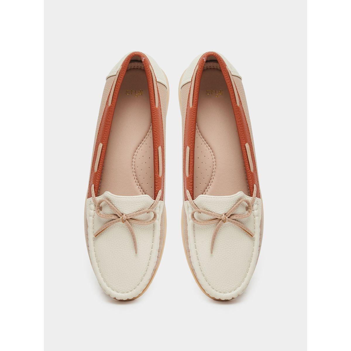 حذاء بنمط كتل الألوان بتفاصيل فيونكة-women-shoes-flats-loafers-image-5