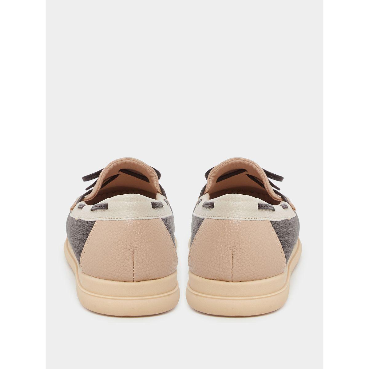 Styli Casual Color Block Bow Detail Shoes-women-shoes-loafersandmoccasins-image-4