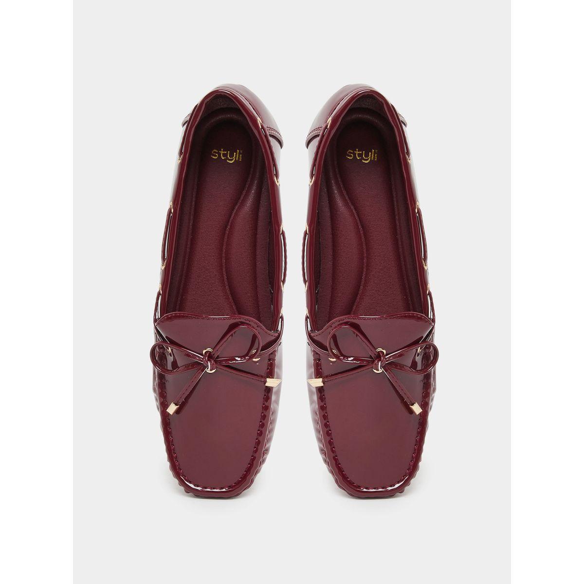 حذاء فلات بتفاصيل فيونكة-women-shoes-flats-loafers-image-5