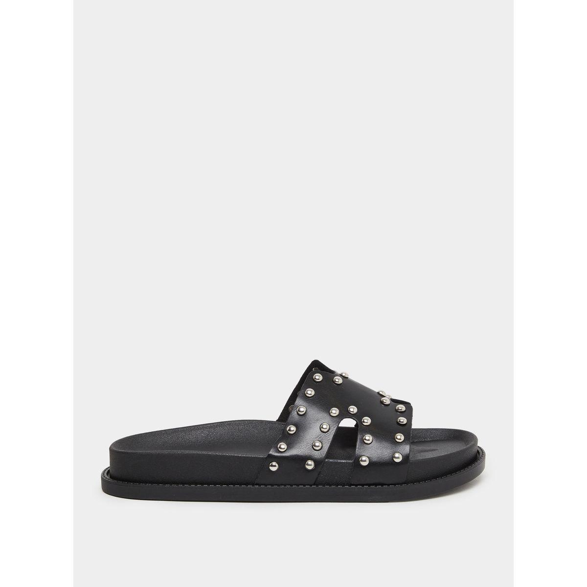 Styli Studded Vamp Open Toe Sandals-women-shoes-flipflopsandslides-image-1