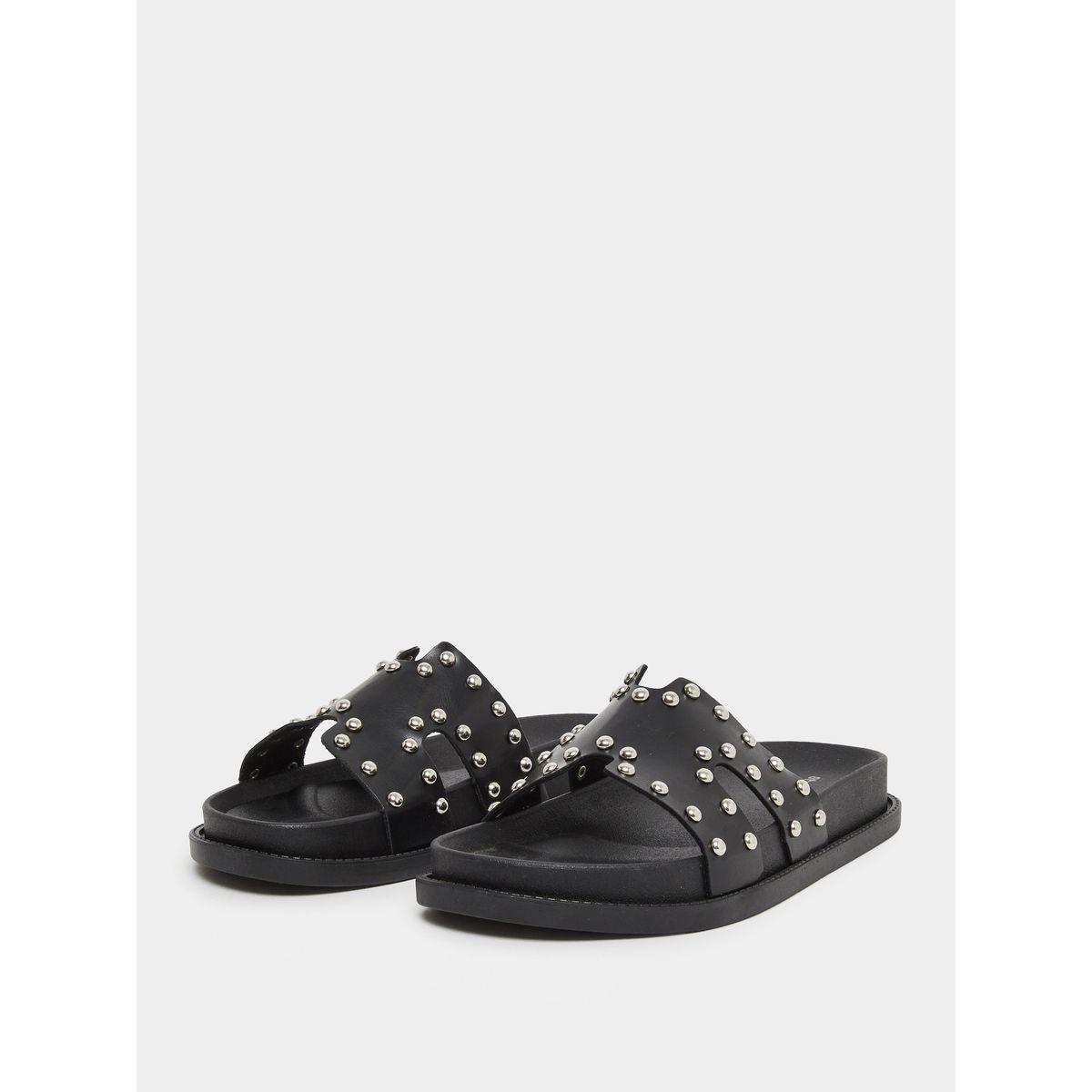 Styli Studded Vamp Open Toe Sandals-women-shoes-flipflopsandslides-image-2