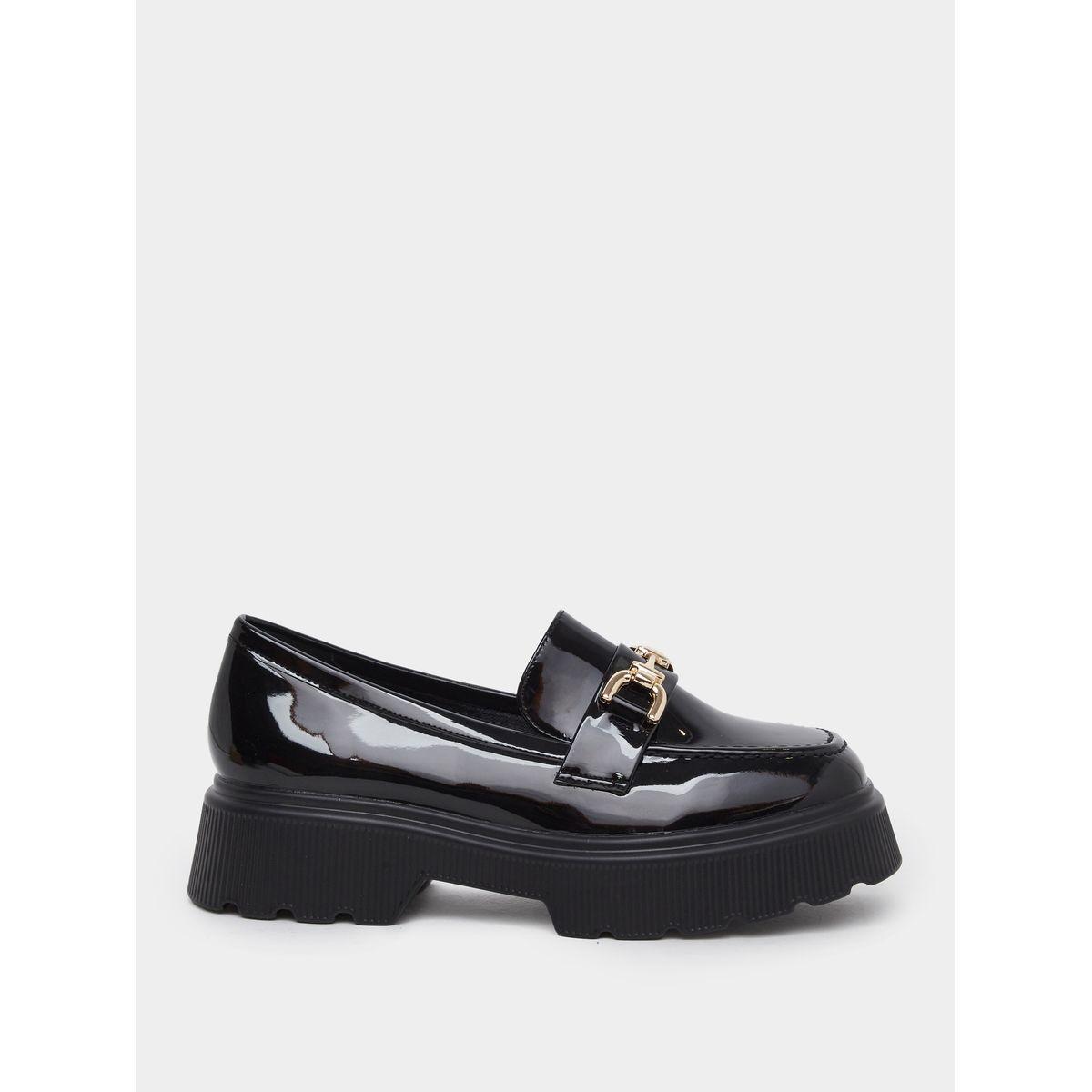 حذاء لوفرز بملمس جلد صناعي-women-shoes-flats-loafers-image-1