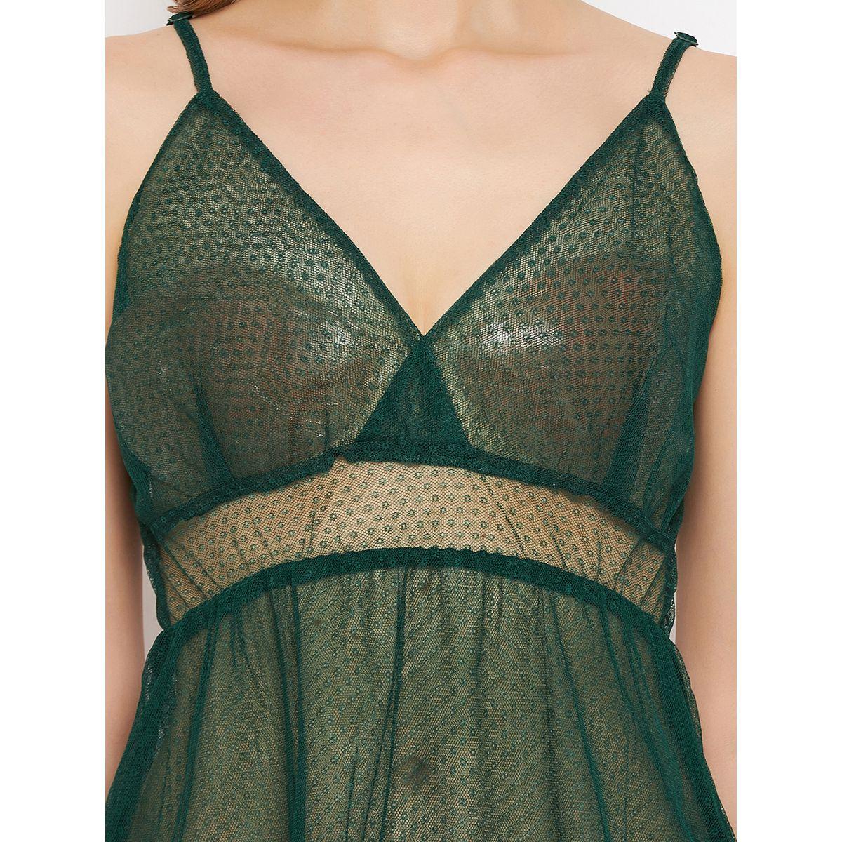 بيبي دول بتداخلات شبكية مع سروال داخلي جي سترينغ-women-clothing-lingerie-babydollsandbodysuits-image-6
