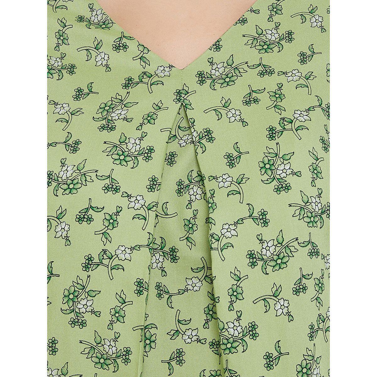 Clovia Floral Print V Neck Top and Pyjama Set-women-clothing-nightwear-pyjamas-longsets-image-5