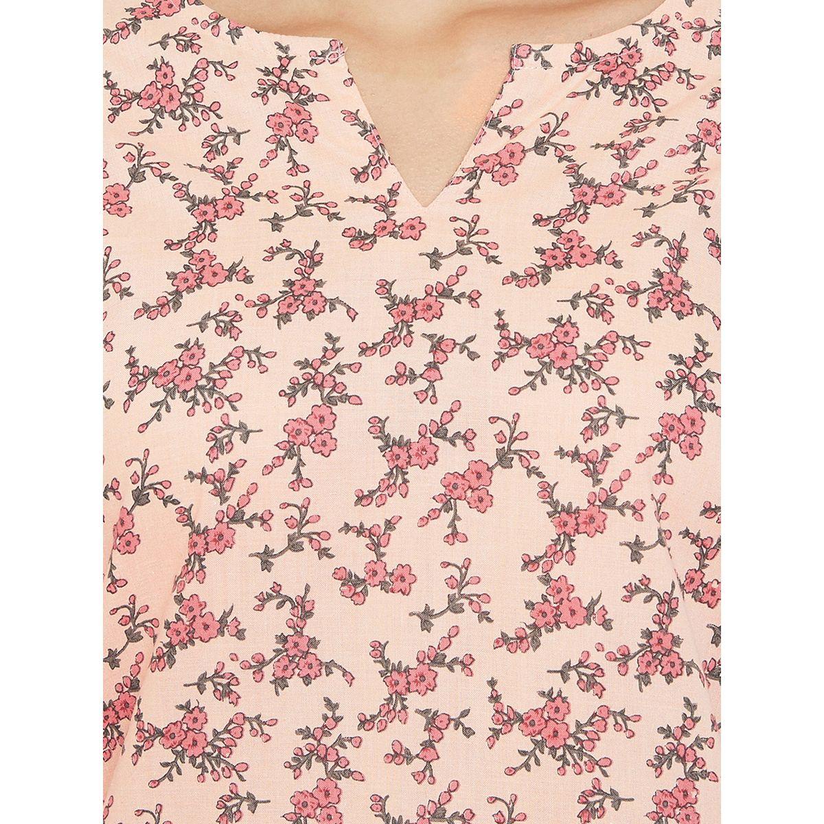 طقم بيجاما من بنطال وبلوزة بطبعة زهور-women-clothing-nightwear-pyjamas-longsets-image-5