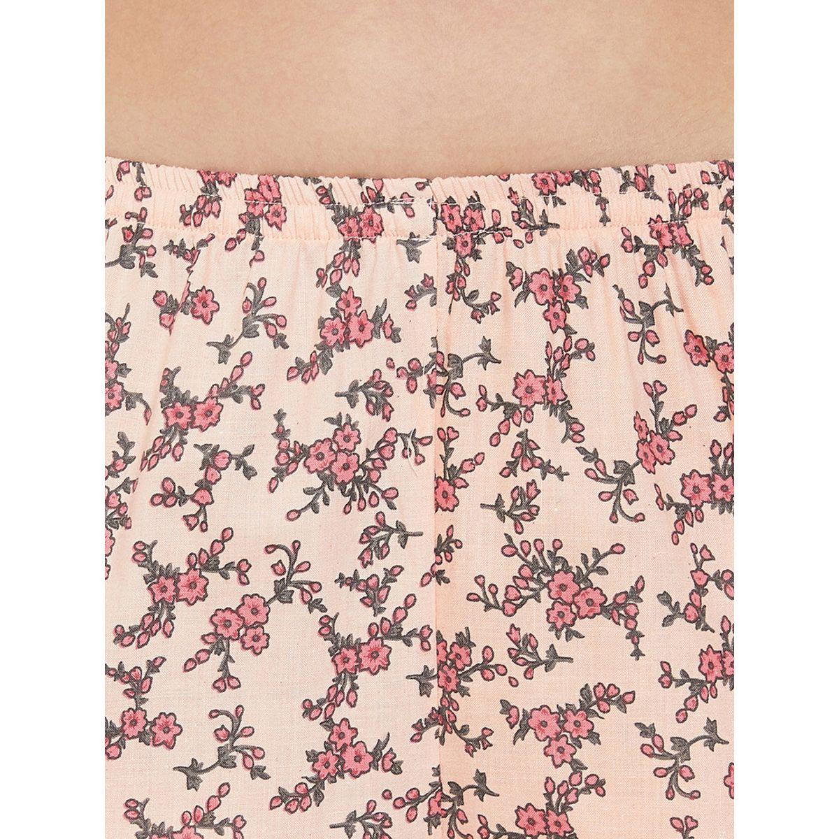 طقم بيجاما من بنطال وبلوزة بطبعة زهور-women-clothing-nightwear-pyjamas-longsets-image-6