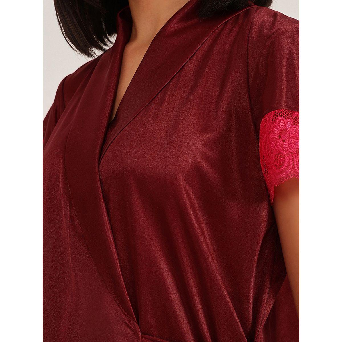 مجموعة من قميص نوم مع روب ساتان بدانتيل-women-clothing-nightwear-robes-image-10
