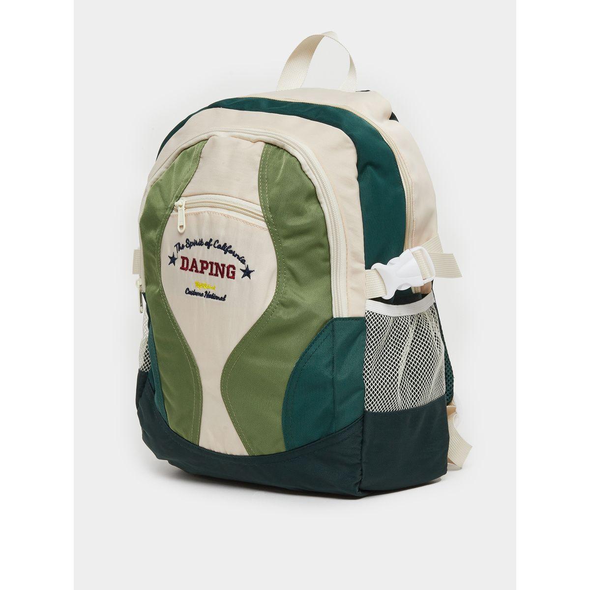 Styli Color Block Backpack with Mesh Pocket-men-bags-image-1