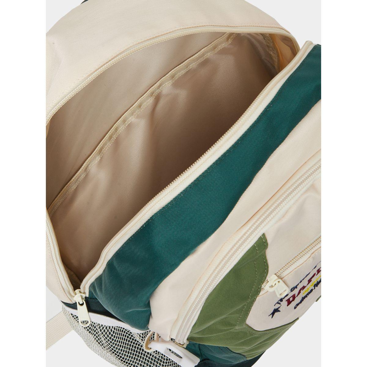 Styli Color Block Backpack with Mesh Pocket-men-bags-image-5