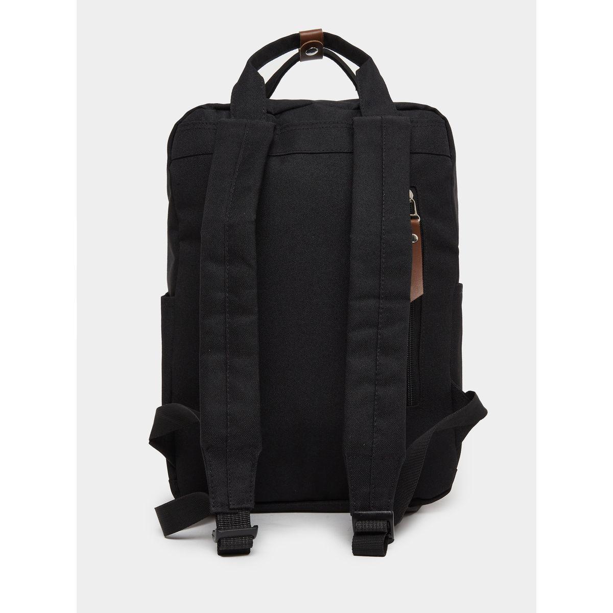 Styli Patch Detail Backpack with Zip Pocket-men-bags-image-2