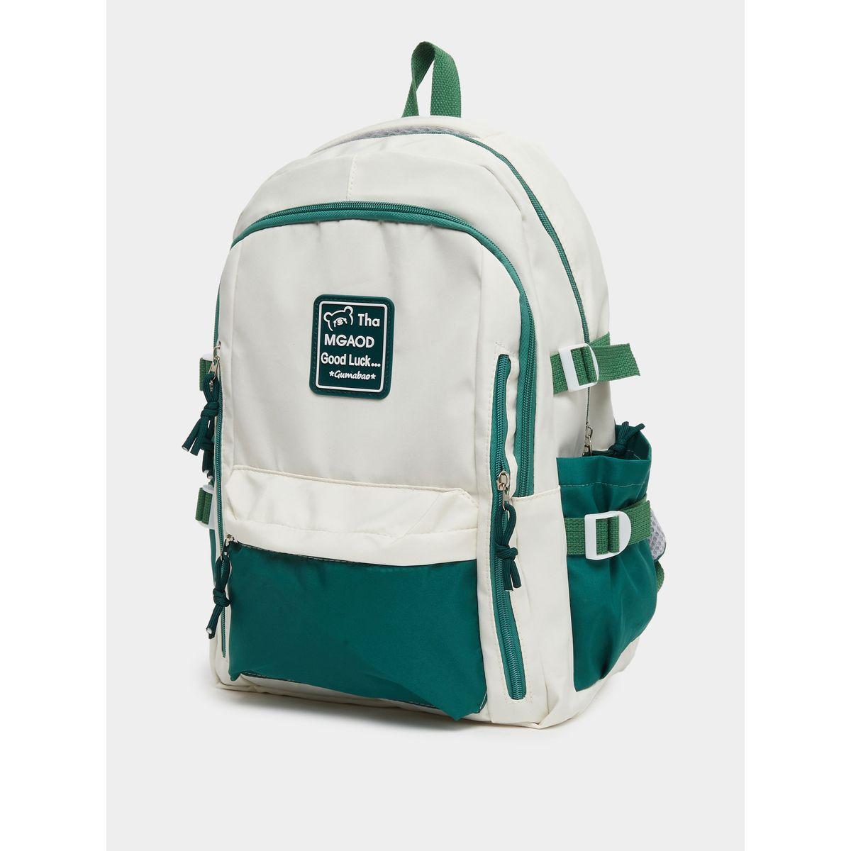 Styli Contrast Pocket Zip Backpack-men-bags-image-1