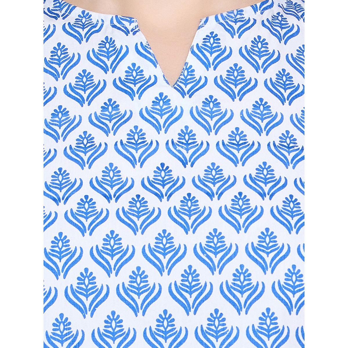 طقم بيجاما من بنطال وبلوزة بطبعات وياقة بشق-women-clothing-nightwear-pyjamas-longsets-image-7