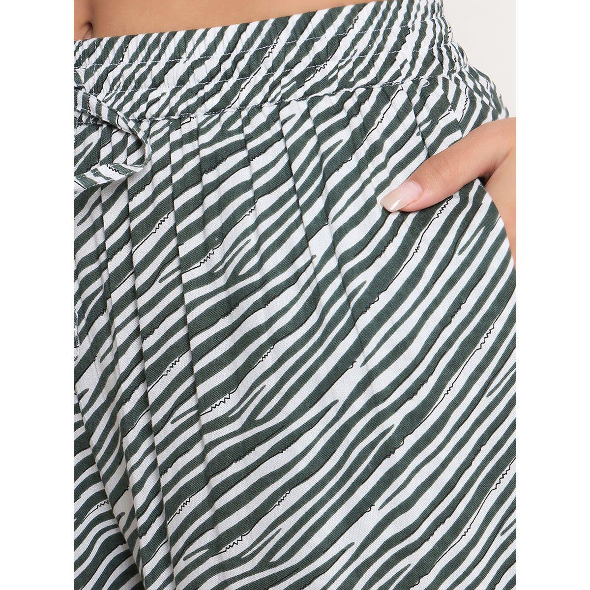 Clovia Zebra Print Button Down Shirt and Pyjama Set-women-clothing-nightwear-pyjamas-longsets-image-8