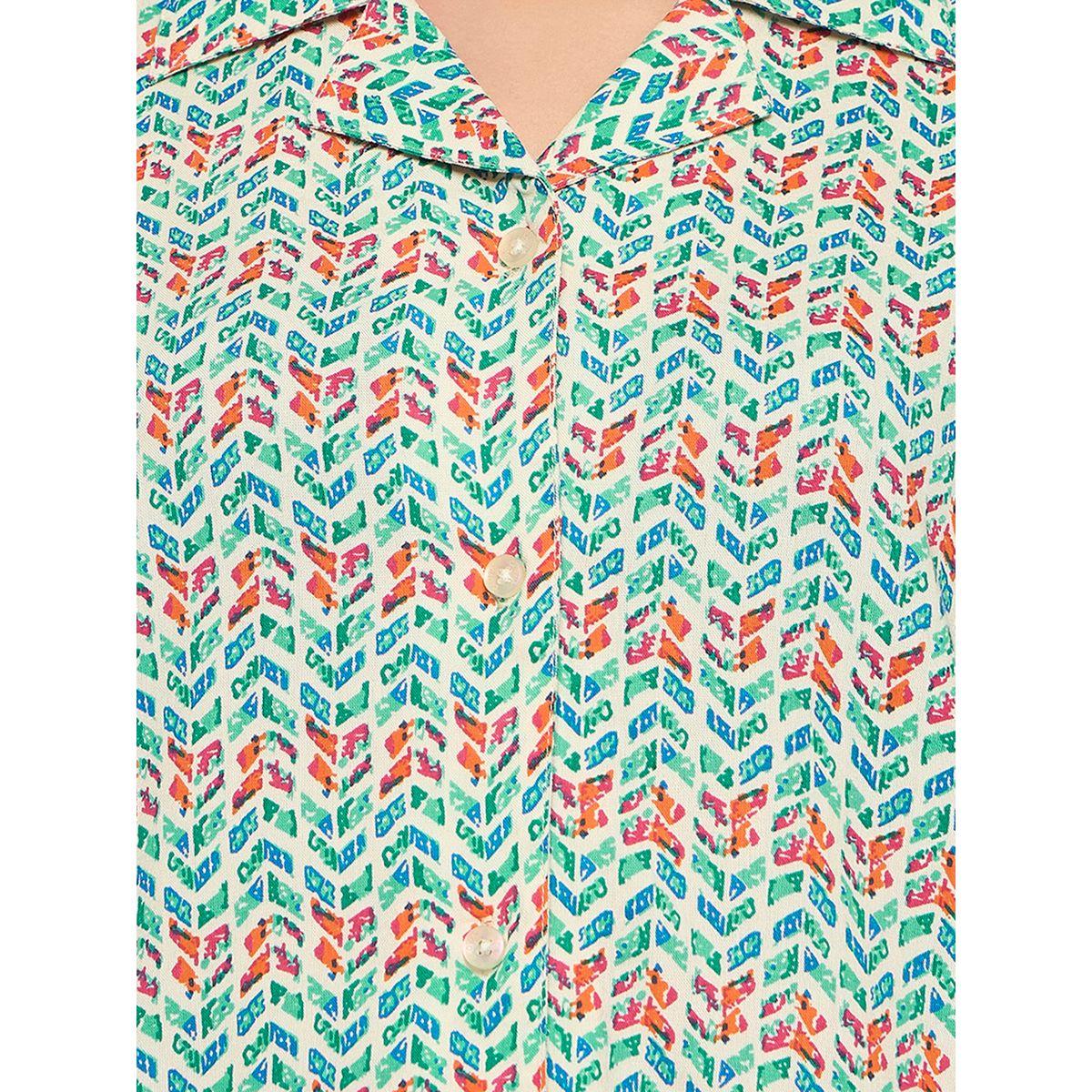 Clovia All-Over Print Button Down Shirt and Pyjama Set-women-clothing-nightwear-pyjamas-longsets-image-7