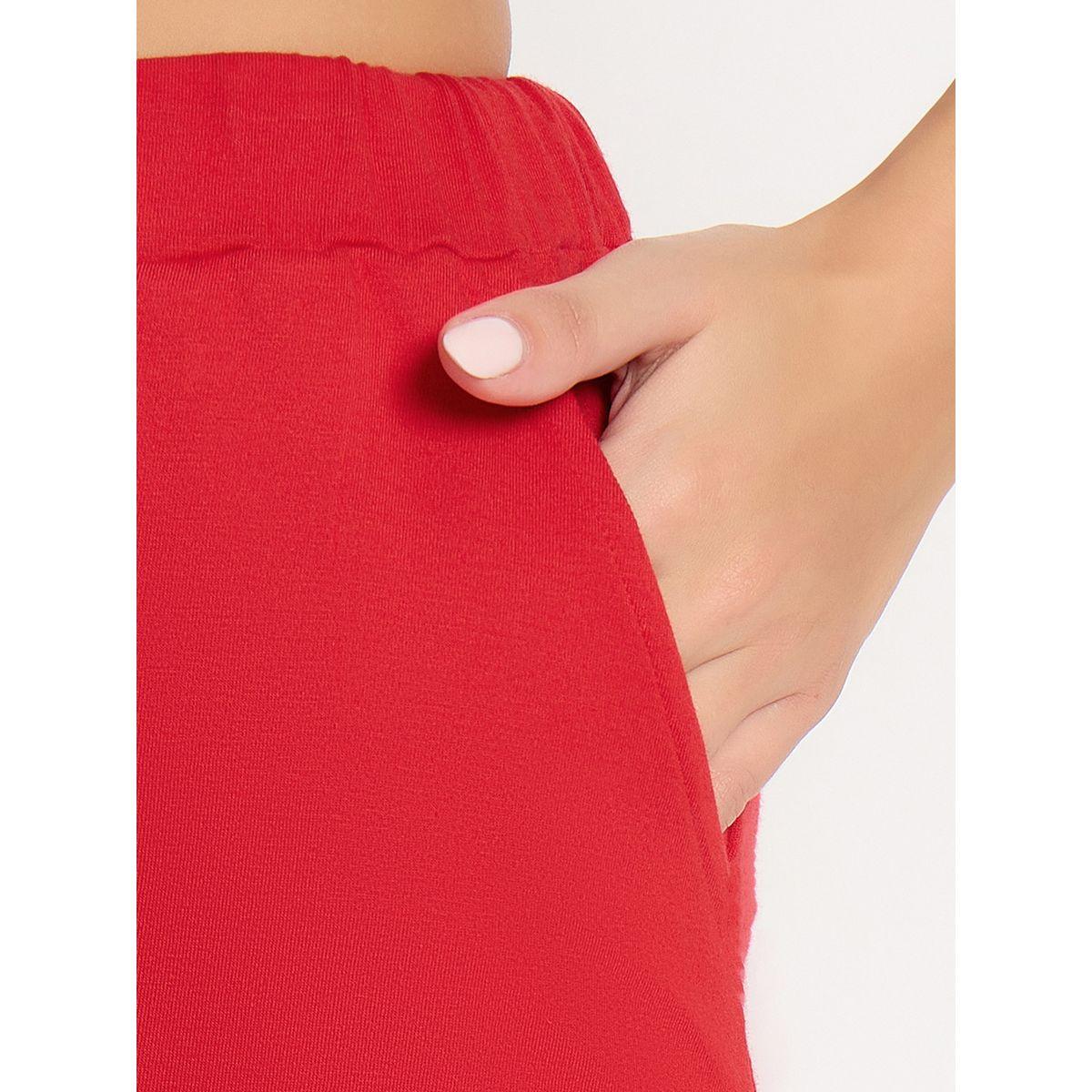مجموعة من شورت وبلوزة سادة بأكمام قصيرة-women-clothing-nightwear-pyjamas-shortsets-image-2