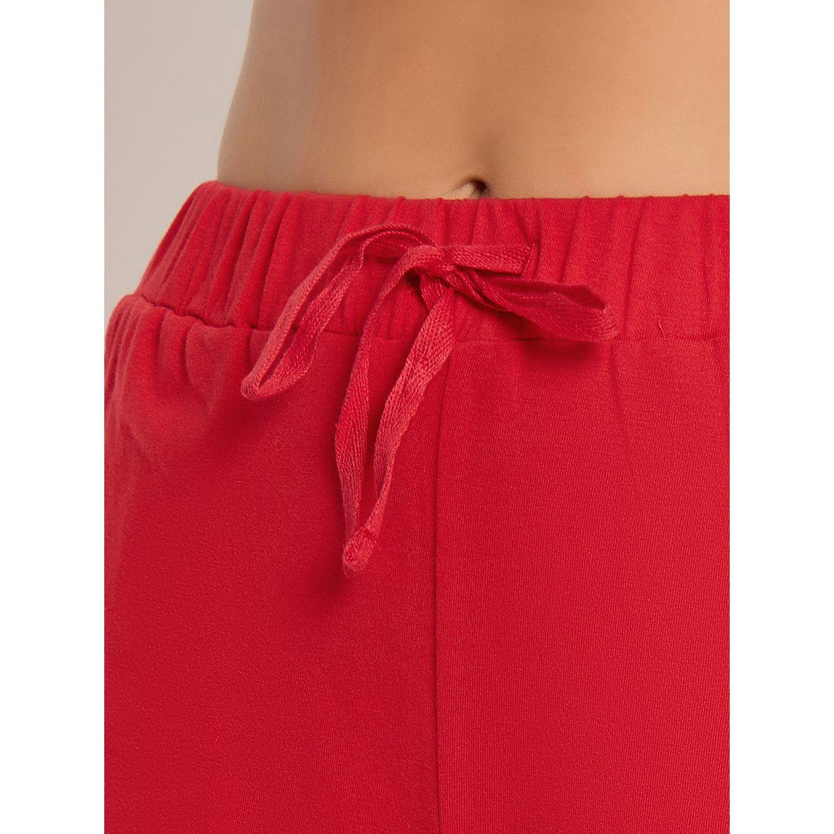 مجموعة من شورت وبلوزة سادة بأكمام قصيرة-women-clothing-nightwear-pyjamas-shortsets-image-1