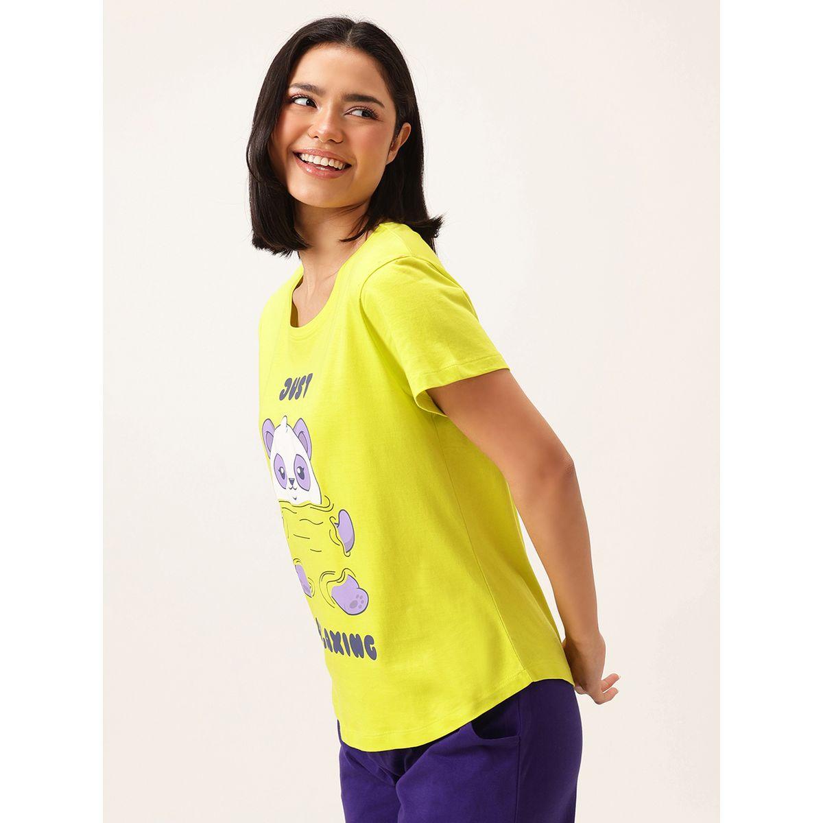 طقم بيجاما من بنطال وتيشيرت بأكمام قصيرة-women-clothing-nightwear-pyjamas-longsets-image-2
