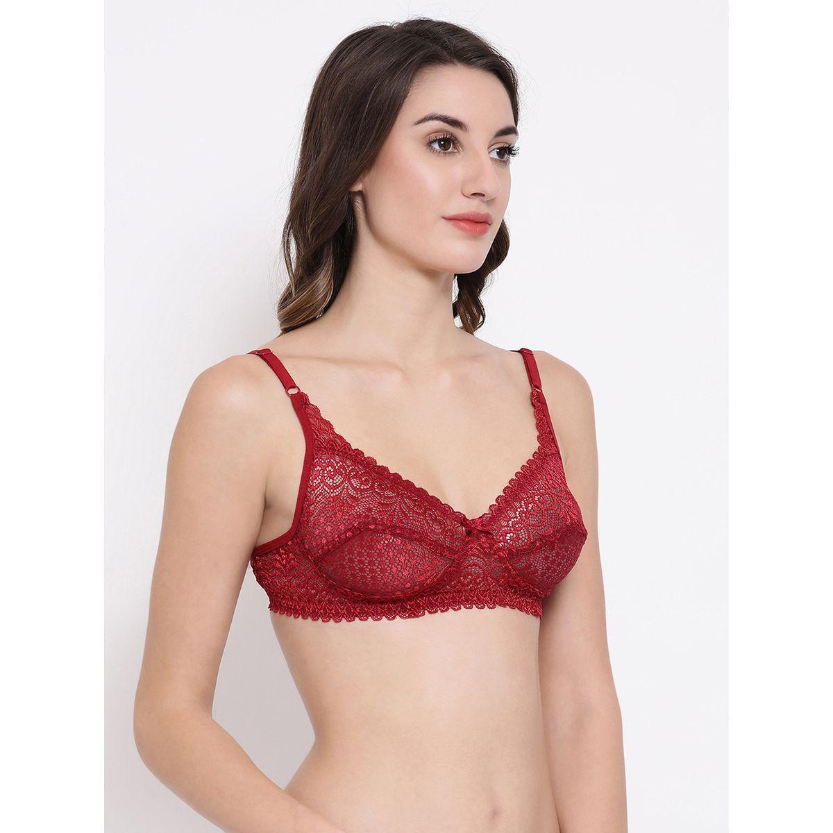 Clovia Pack of 2 - Lace Non-Padded Non-Wired Full Cup Bra-women-clothing-lingerie-bras-image-4