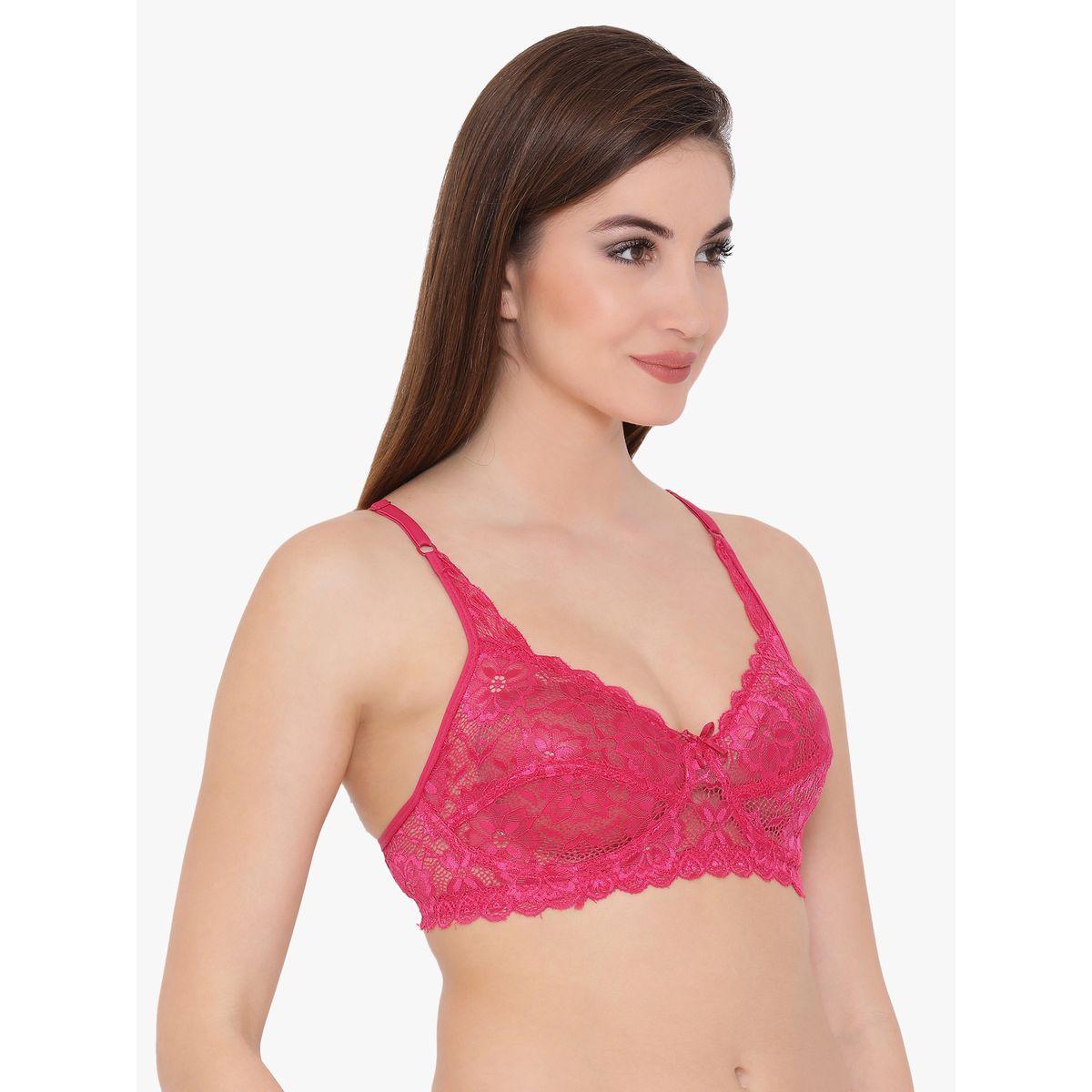 Clovia Pack of 2 - Lace Non-Padded Non-Wired Full Coverage Bra-women-clothing-lingerie-bras-image-5