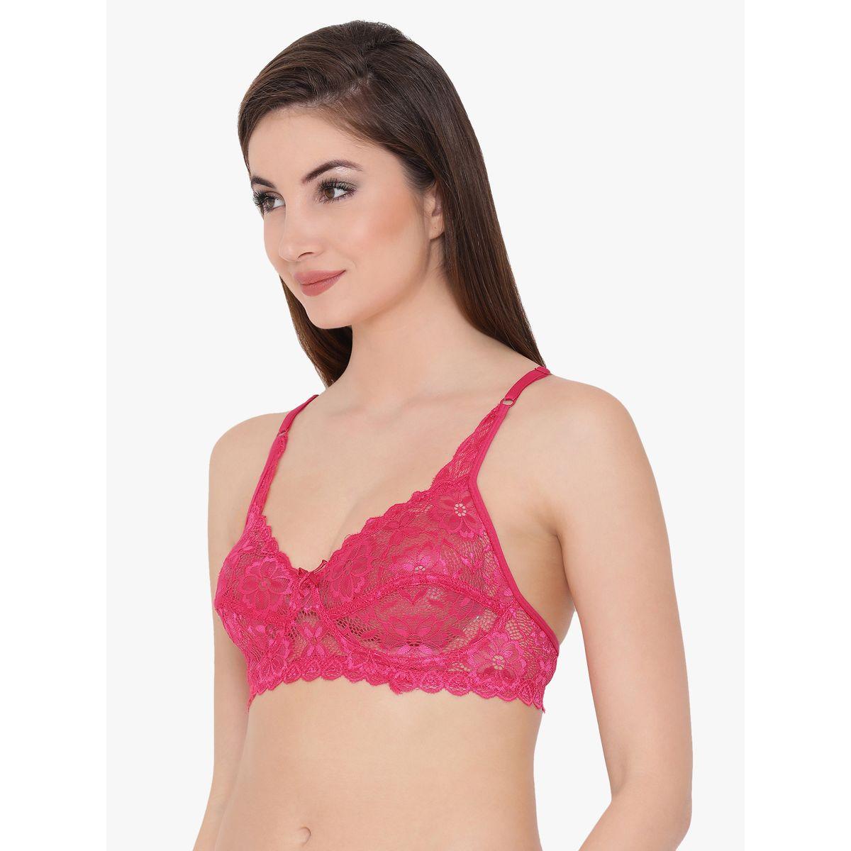 مجموعة من 2 - صدرية غير مبطنة بتفاصيل دانتيل وتغطية كاملة-women-clothing-lingerie-bras-image-6
