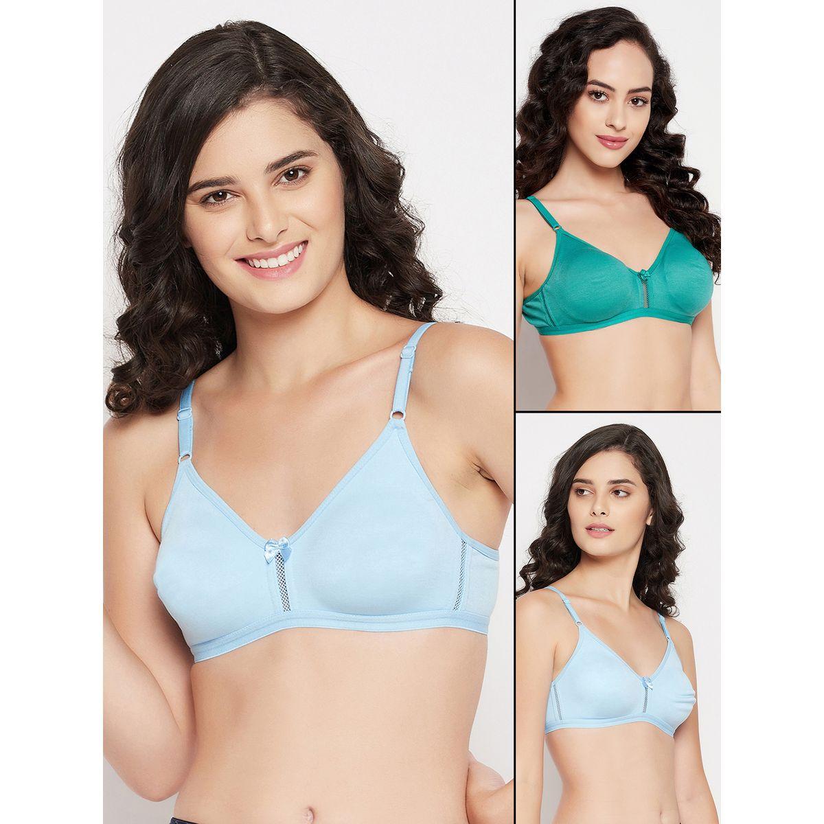 Clovia Pack of 2 - Non-Padded Non-Wired Full Cup Bra-women-clothing-lingerie-bras-image-1