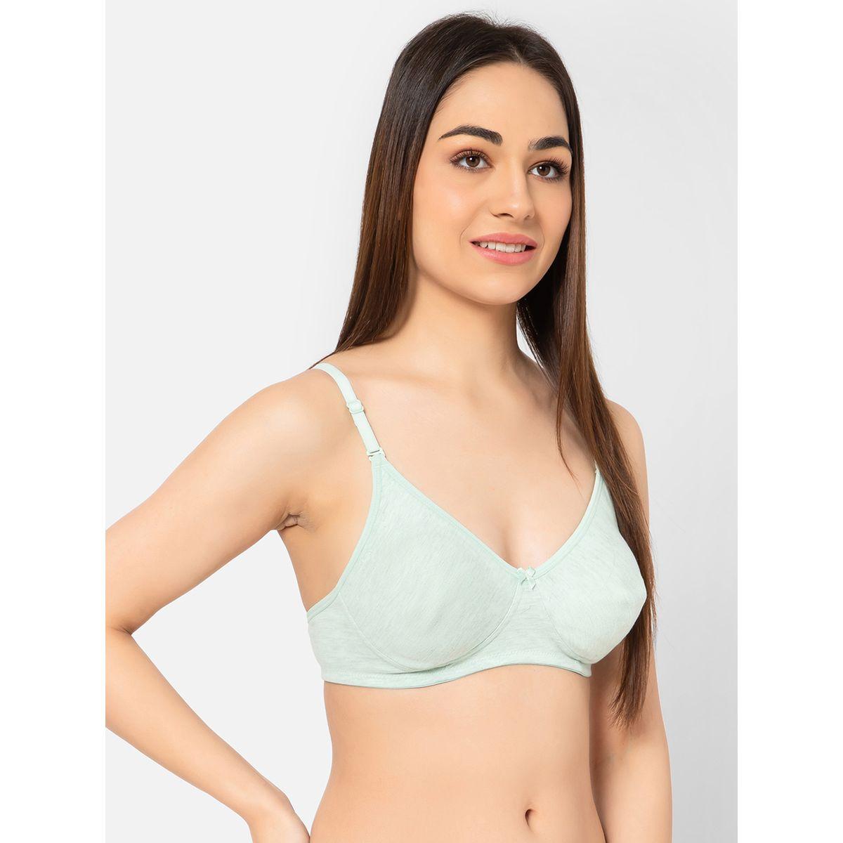 مجموعة من 2 - صدرية سادة غير مبطنة بتغطية كاملة-women-clothing-lingerie-bras-image-1