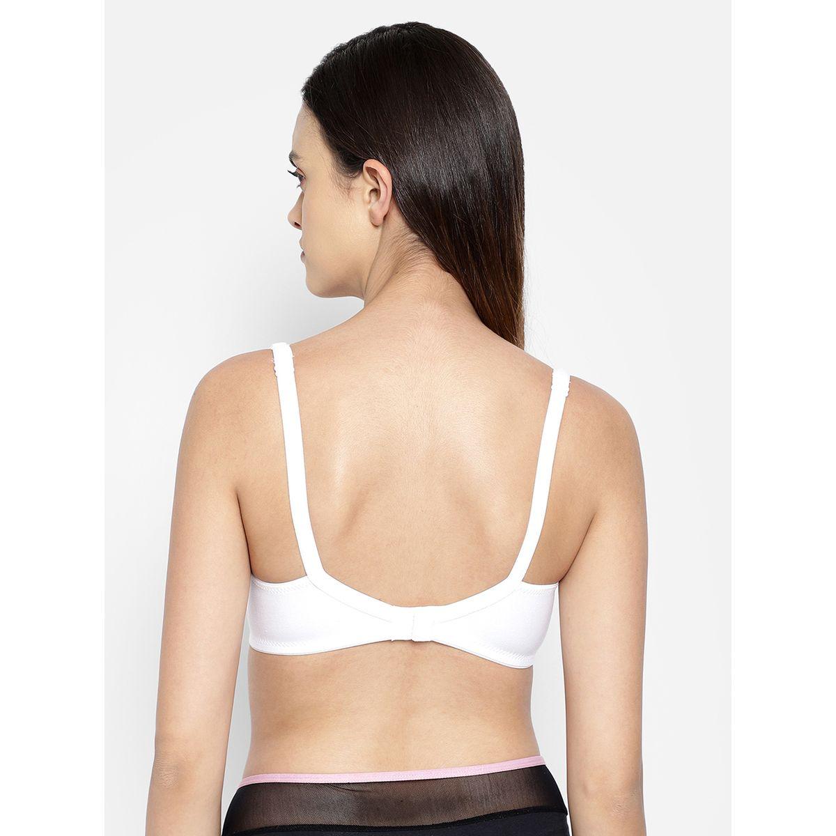 Clovia Pack of 2 - Solid Non-Padded Non-Wired Full Coverage Bra-women-clothing-lingerie-bras-image-2