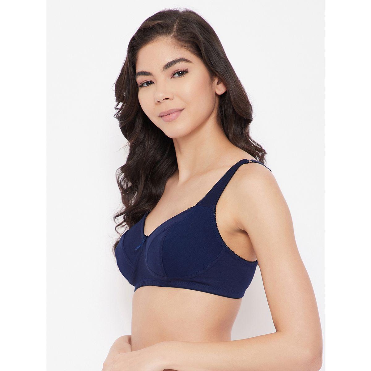 Clovia Pack of 2 - Solid Non-Padded Non-Wired Full Coverage Bra-women-clothing-lingerie-bras-image-5