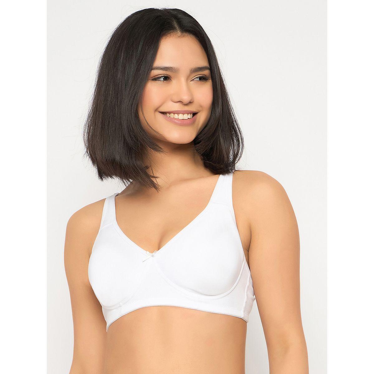 Clovia Pack of 2 - Solid Non-Padded Non-Wired Full Coverage T-Shirt Bra-women-clothing-lingerie-bras-image-4