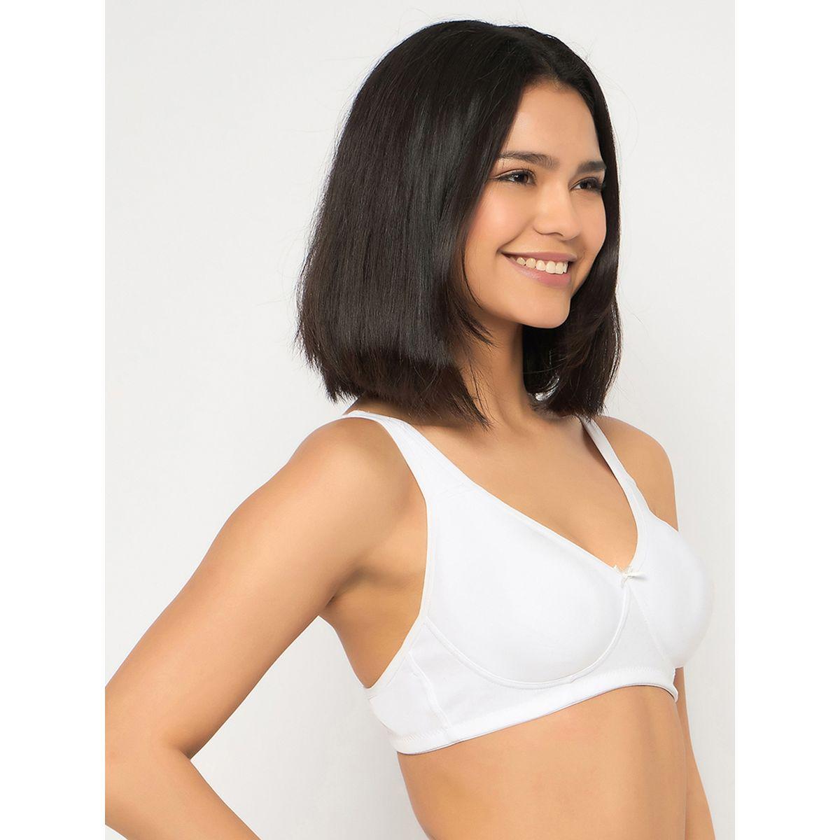 Clovia Pack of 2 - Solid Non-Padded Non-Wired Full Coverage T-Shirt Bra-women-clothing-lingerie-bras-image-5