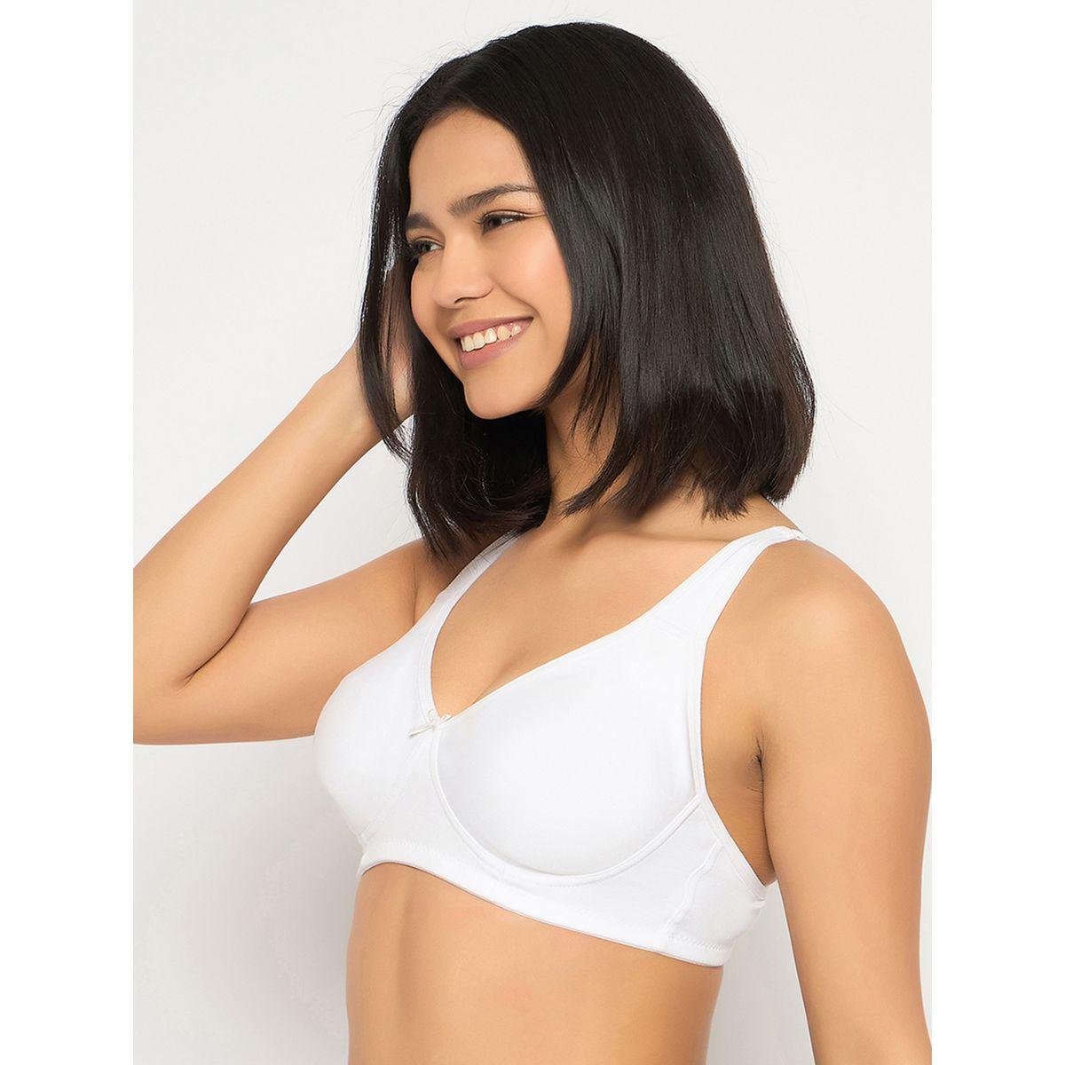 مجموعة من 2 - صدرية سادة غير مبطنة بتغطية كاملة-women-clothing-lingerie-bras-image-1