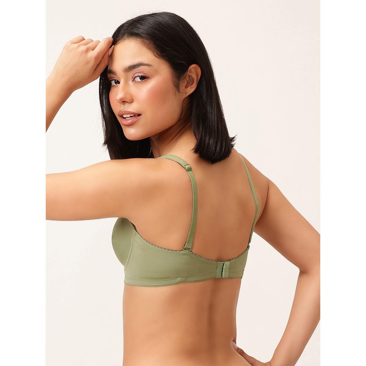 Clovia Set of 2 Non - Padded Non-Wired Full Coverage Self-Striped T-Shirt Bra-women-clothing-lingerie-bras-image-4