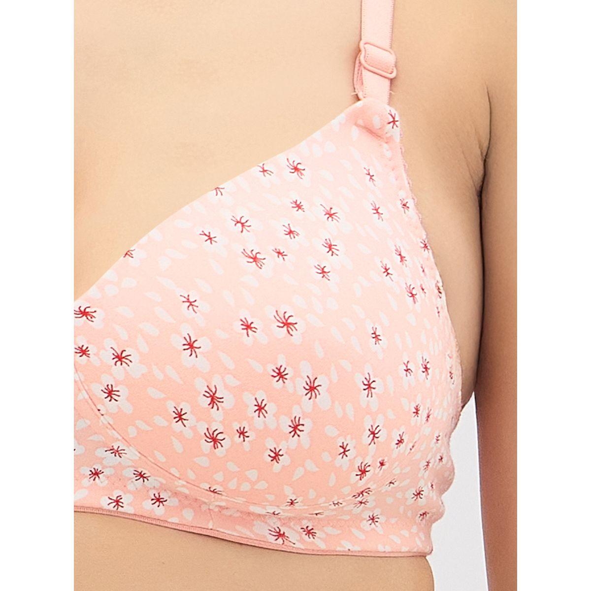 Clovia Pack of 2 - Floral Print Padded Non-Wired Full Coverage Multiway T-Shirt Bra-women-clothing-lingerie-bras-image-4