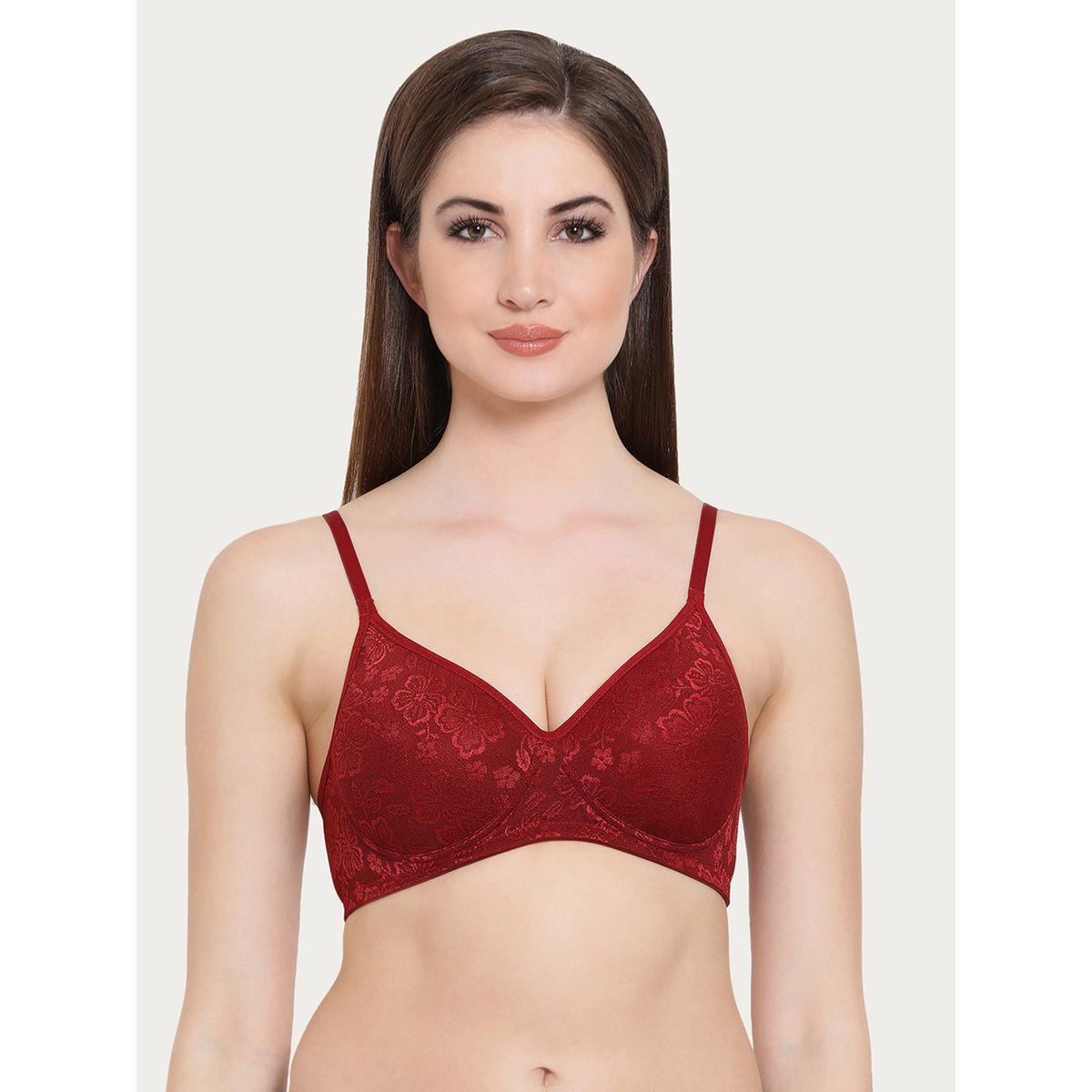Clovia Pack of 2 - Lace Padded Non-Wired Full Coverage Bra-women-clothing-lingerie-bras-image-4