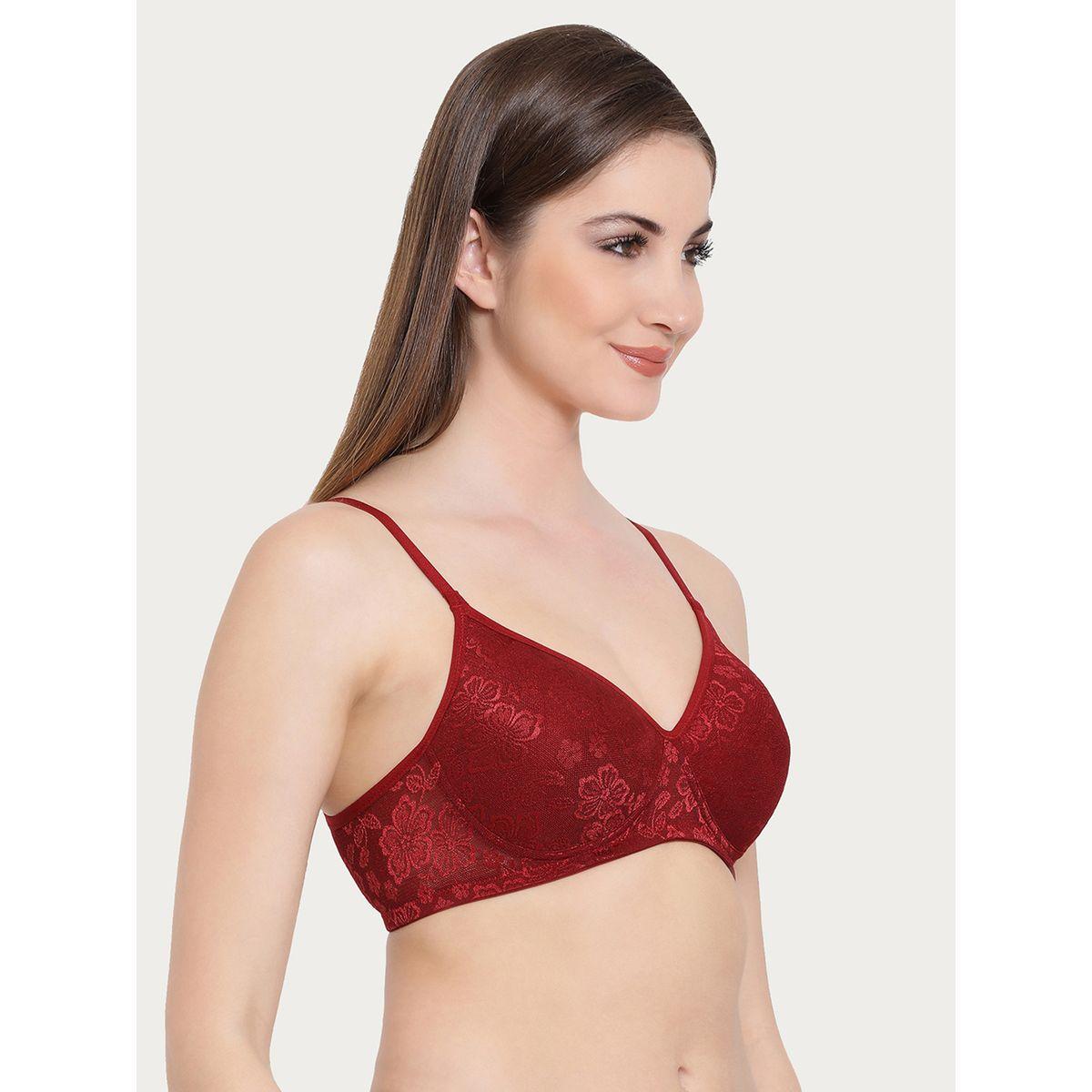 Clovia Pack of 2 - Lace Padded Non-Wired Full Coverage Bra-women-clothing-lingerie-bras-image-5