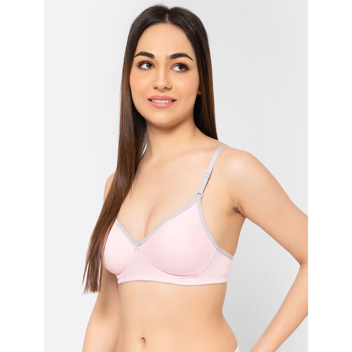 Clovia Pack of 2 - Lightly Padded Non-Wired Demi Cup Multiway T-Shirt Bra-women-clothing-lingerie-bras-image-2