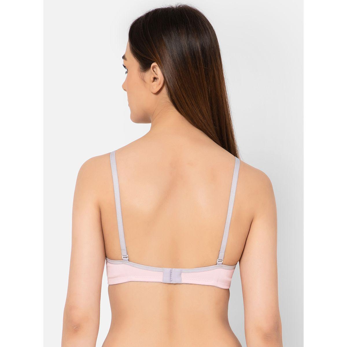 Clovia Pack of 2 - Lightly Padded Non-Wired Demi Cup Multiway T-Shirt Bra-women-clothing-lingerie-bras-image-3
