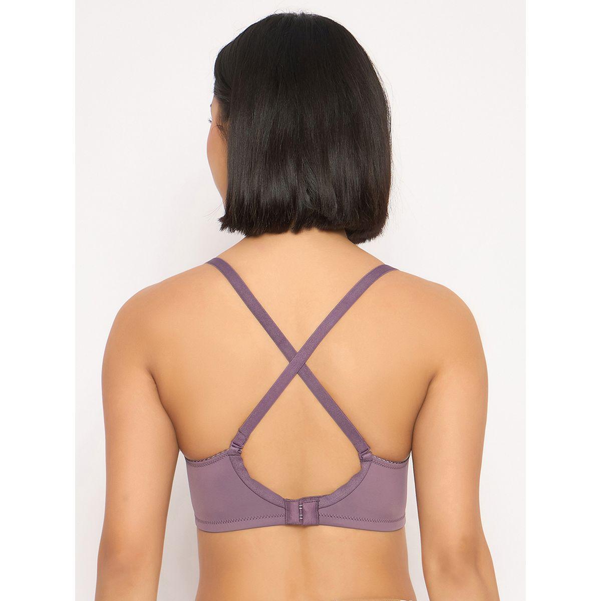 مجموعة من 2 - صدرية سادة مبطنة بتغطية كاملة-women-clothing-lingerie-bras-image-3