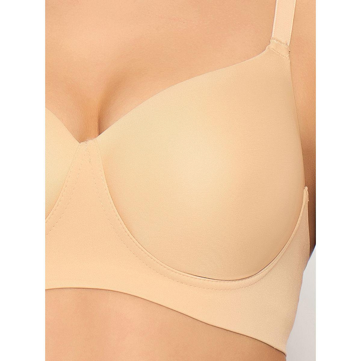 Clovia Pack of 2 - Solid Padded Non-Wired Full Coverage Seamless Bra-women-clothing-lingerie-bras-image-3