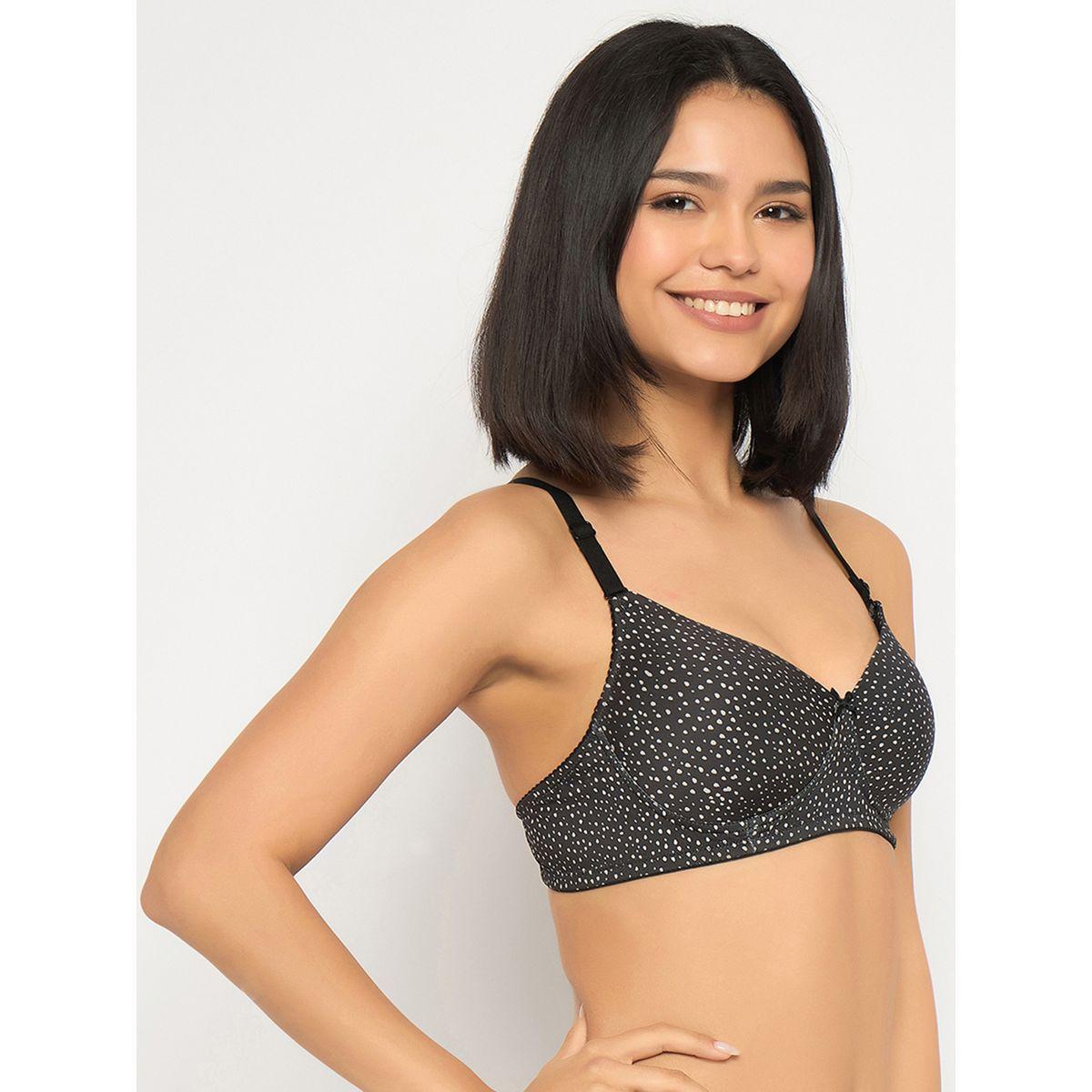 Clovia Pack of 2 - Printed Padded Non-Wired Full Coverage Multiway T-Shirt Bra-women-clothing-lingerie-bras-image-2