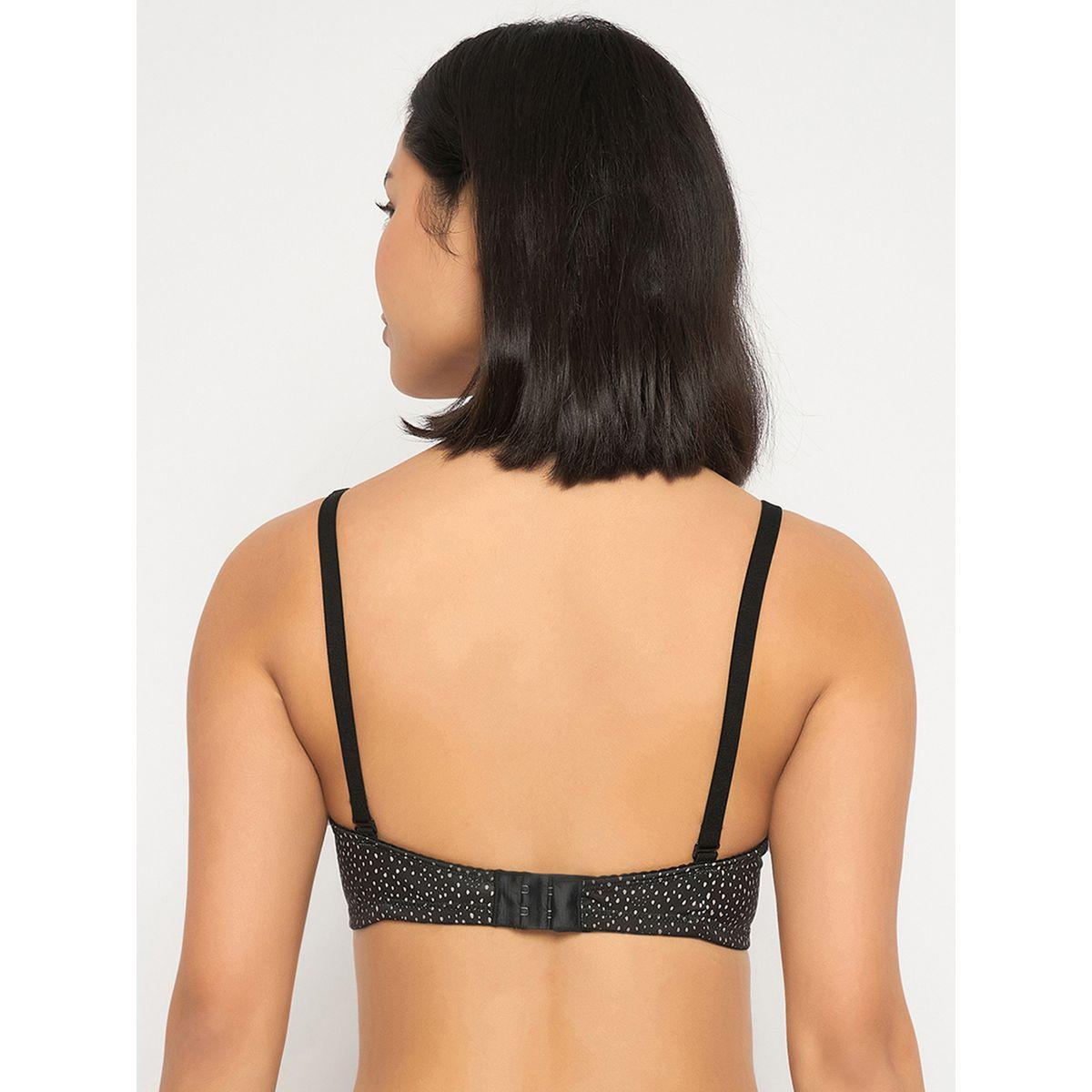 Clovia Pack of 2 - Printed Padded Non-Wired Full Coverage Multiway T-Shirt Bra-women-clothing-lingerie-bras-image-3