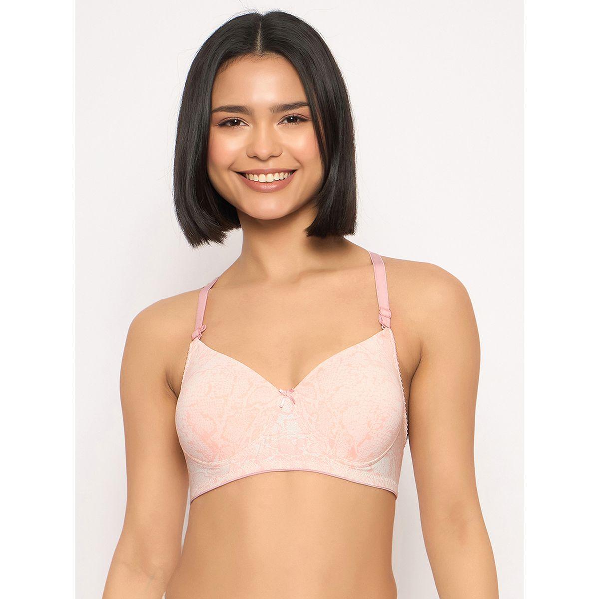 Clovia Pack of 2 - Printed Padded Non-Wired Full Coverage Multiway T-Shirt Bra-women-clothing-lingerie-bras-image-6
