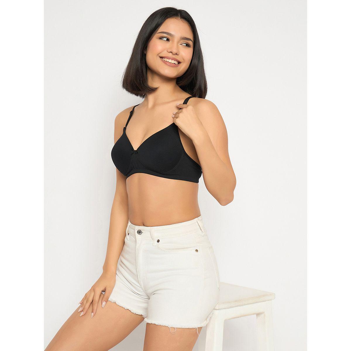 Clovia Set of 2 - Padded Non-Wired Full Coverage Multiway T-Shirt Bra-women-clothing-lingerie-bras-image-3